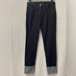 Theory dark wash cropped jeans NWT | size 0